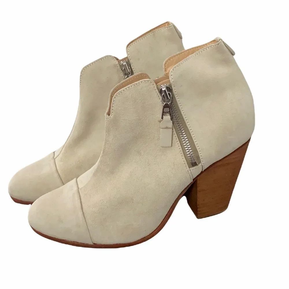 NWOB Rag & Bone Margot Ankle Boots Heels Suede 40